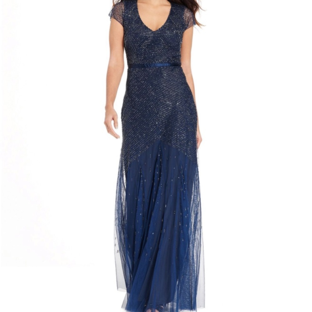 Adriana Papell evening gown in BLACK